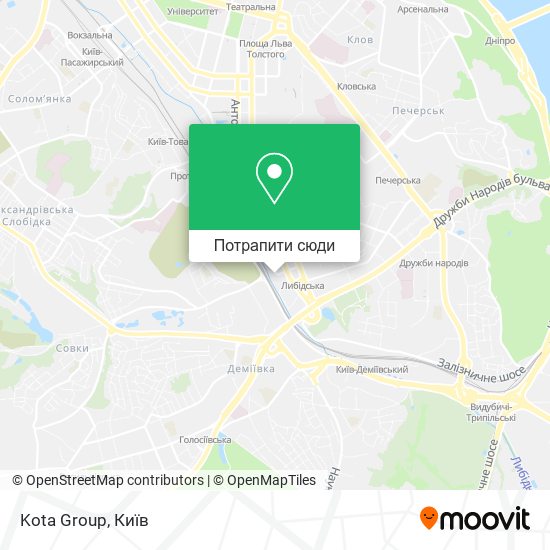 Карта Kota Group