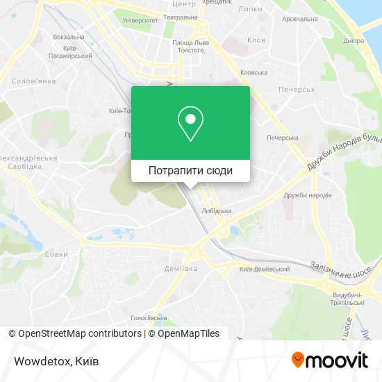 Карта Wowdetox