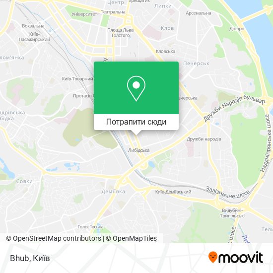 Карта Bhub