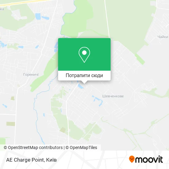 Карта AE Charge Point