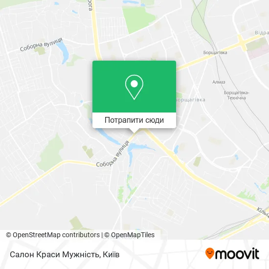Карта Салон Краси Мужність