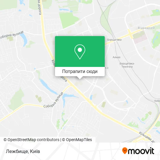 Карта Лежбище