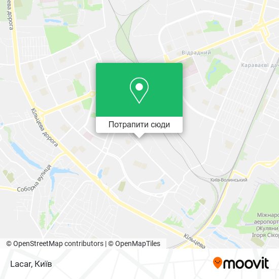 Карта Lacar