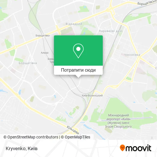 Карта Kryvenko