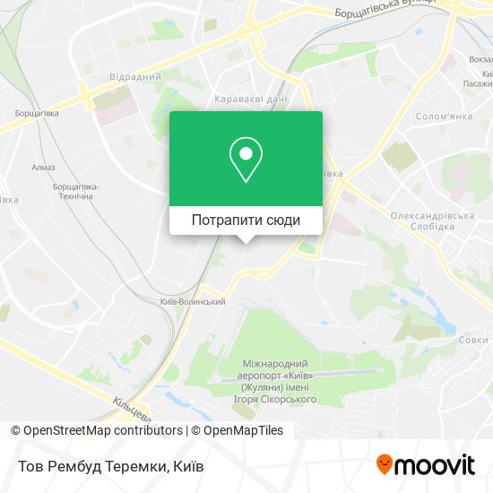Карта Тов Рембуд Теремки