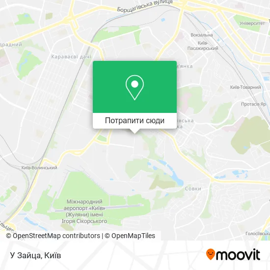 Карта У Зайца
