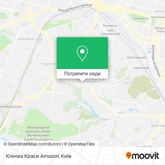 Карта Клініка Краси Amazon