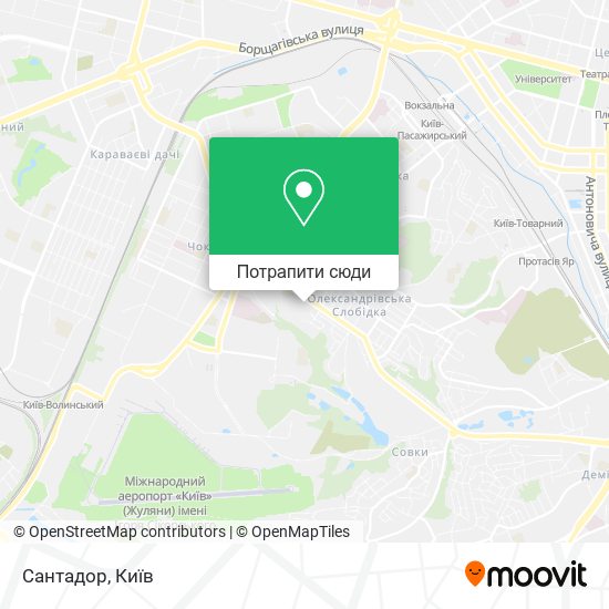 Карта Сантадор