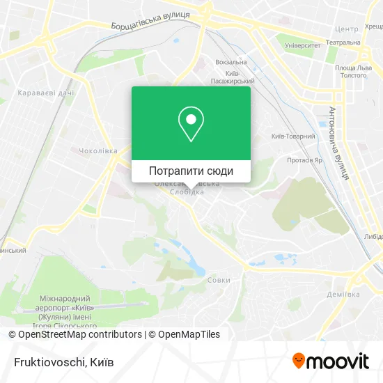 Карта Fruktiovoschi