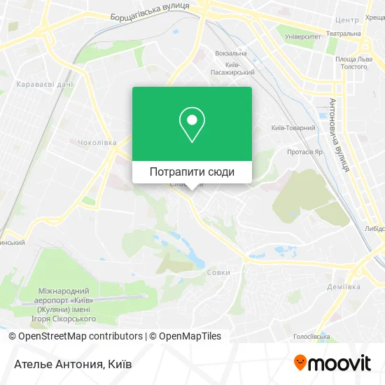 Карта Ателье Антония