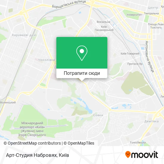 Карта Арт-Студия Набровях