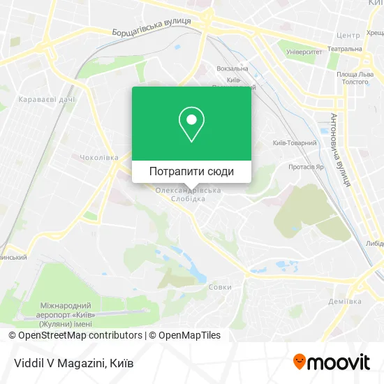 Карта Viddil V Magazini
