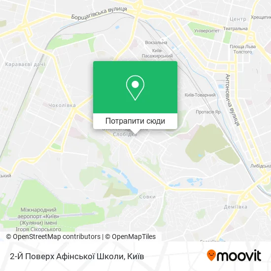 Карта 2-Й Поверх Афінської Школи