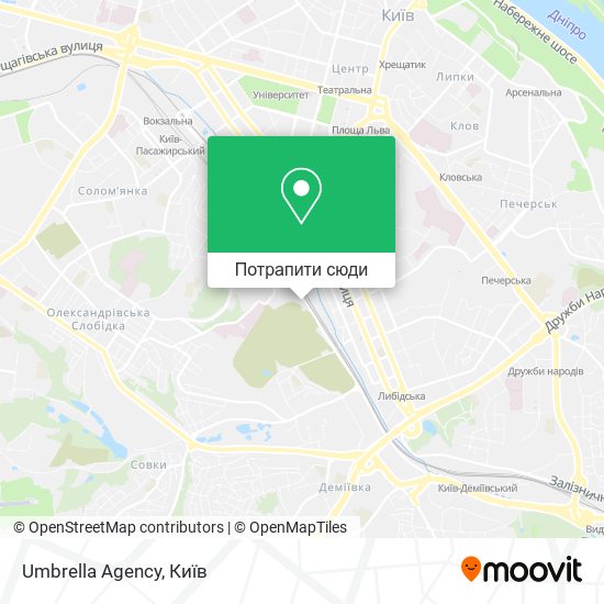 Карта Umbrella Agency