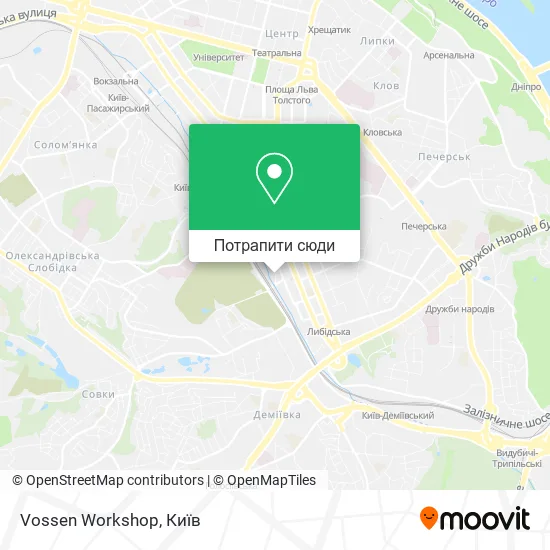Карта Vossen Workshop