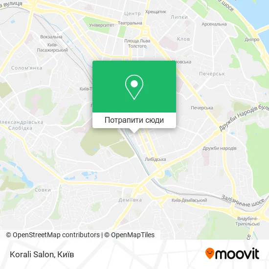 Карта Korali Salon