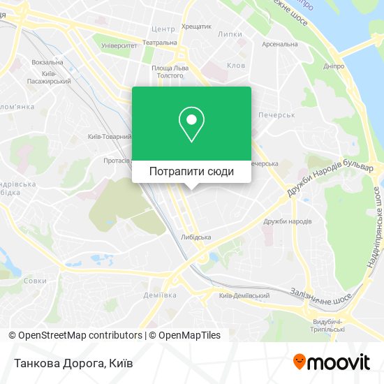 Карта Танкова Дорога