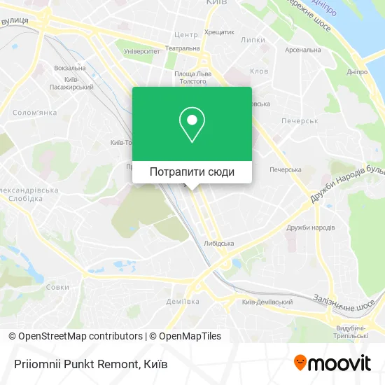 Карта Priiomnii Punkt Remont