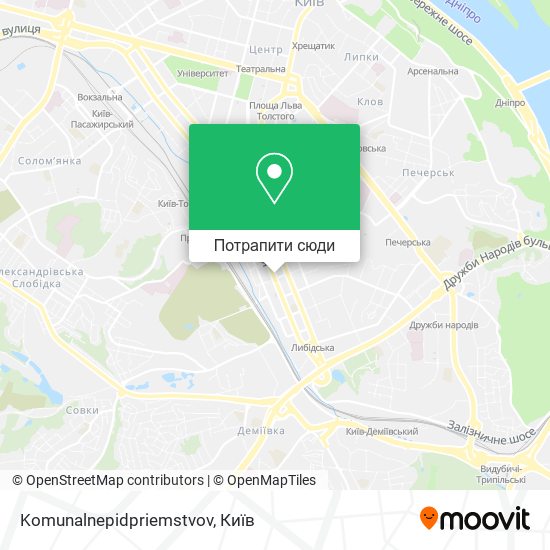 Карта Komunalnepidpriemstvov