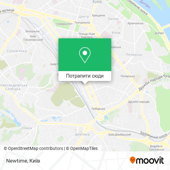 Карта Newtime