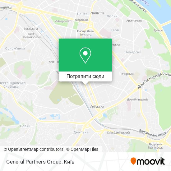 Карта General Partners Group