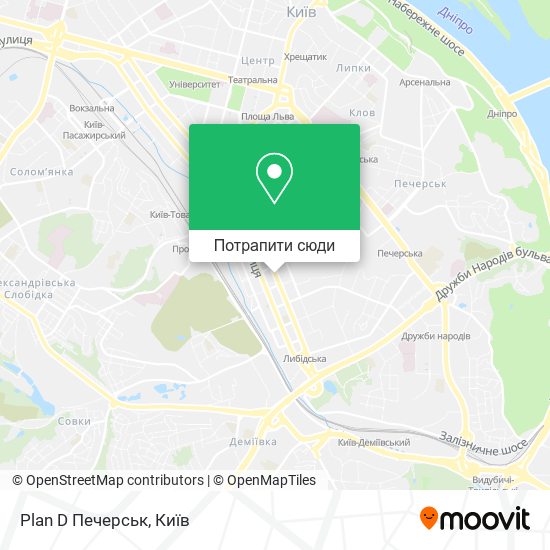 Карта Plan D Печерськ