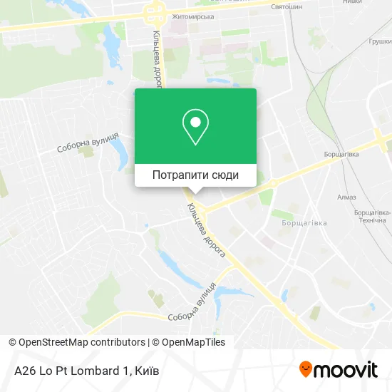 Карта A26 Lo Pt Lombard 1
