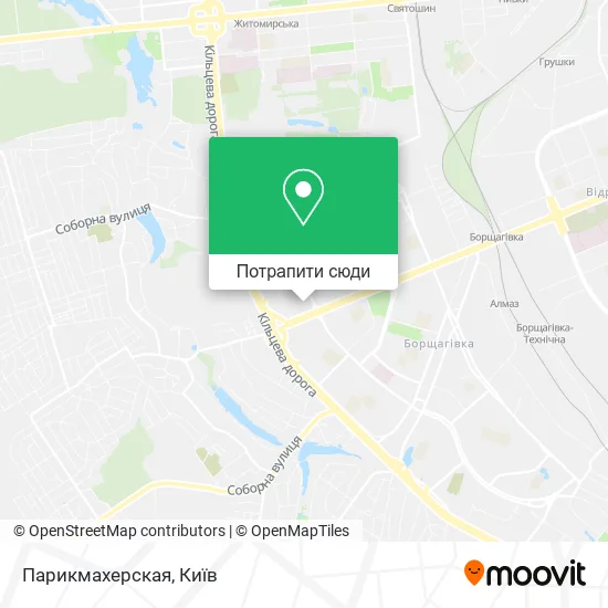 Карта Парикмахерская