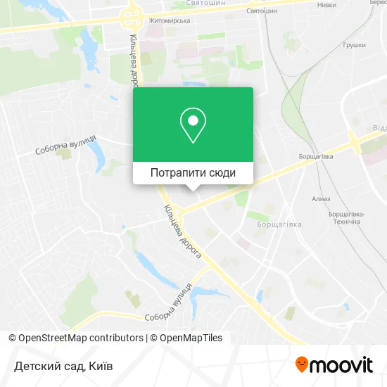 Карта Детский сад