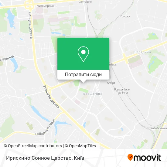 Карта Ирискино Сонное Царство