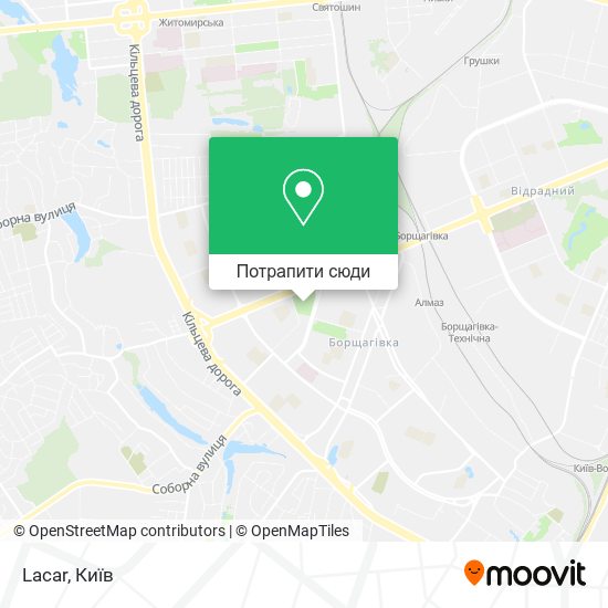 Карта Lacar