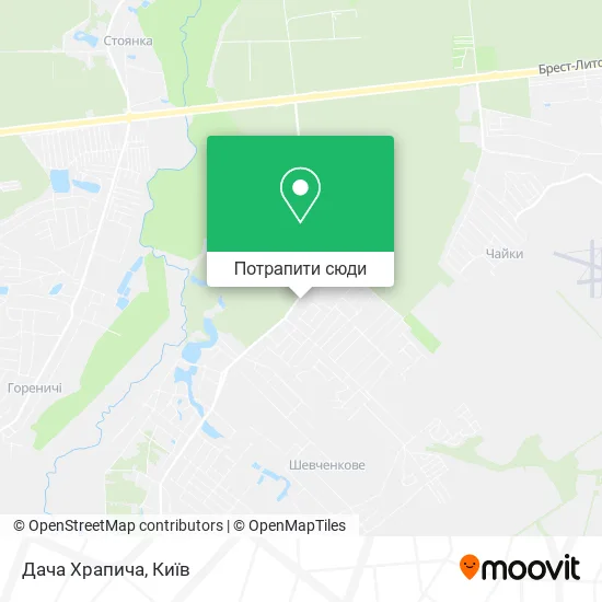 Карта Дача Храпича