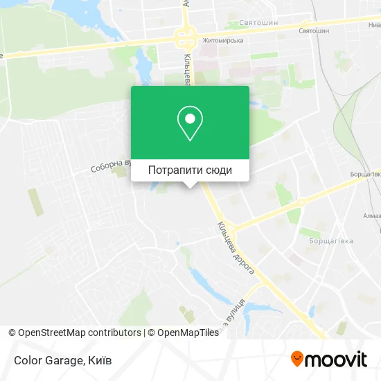 Карта Color Garage