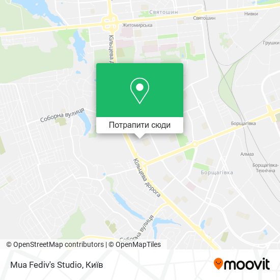 Карта Mua Fediv's Studio