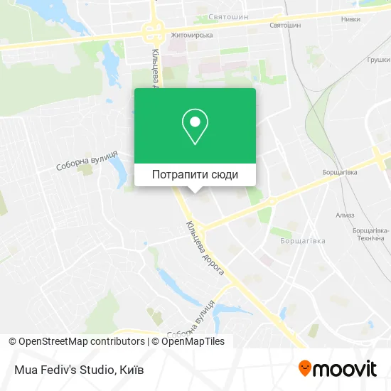 Карта Mua Fediv's Studio