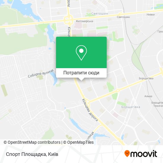 Карта Спорт Площадка