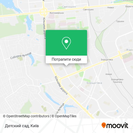 Карта Детский сад