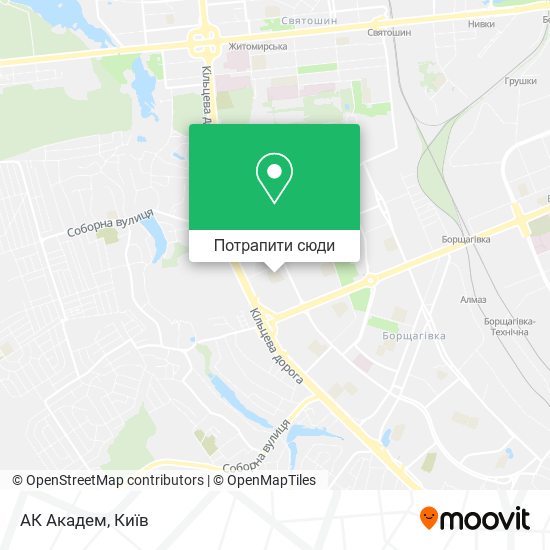 Карта АК Академ