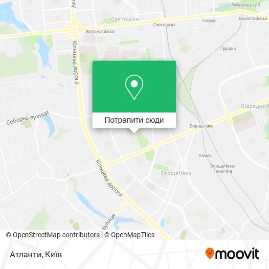 Карта Атланти