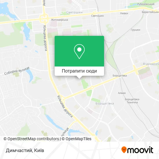 Карта Димчастий