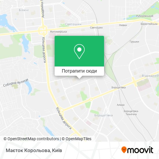Карта Маєток Корольова