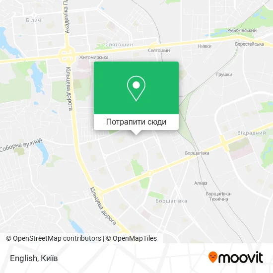 Карта English