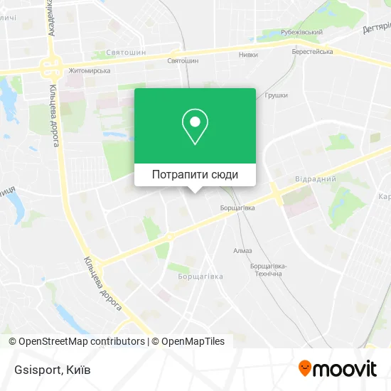 Карта Gsisport