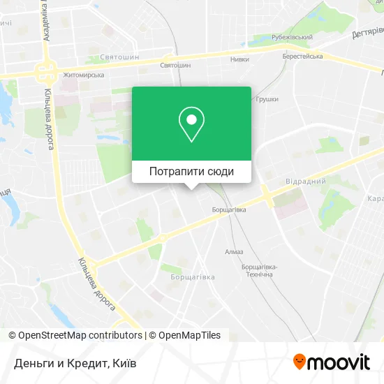 Карта Деньги и Кредит
