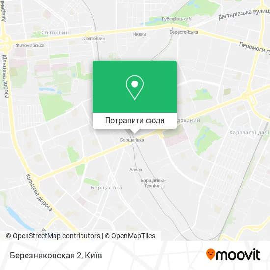 Карта Березняковская 2