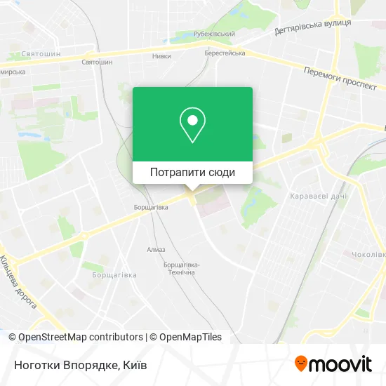 Карта Ноготки Впорядке