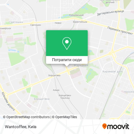 Карта Wantcoffee