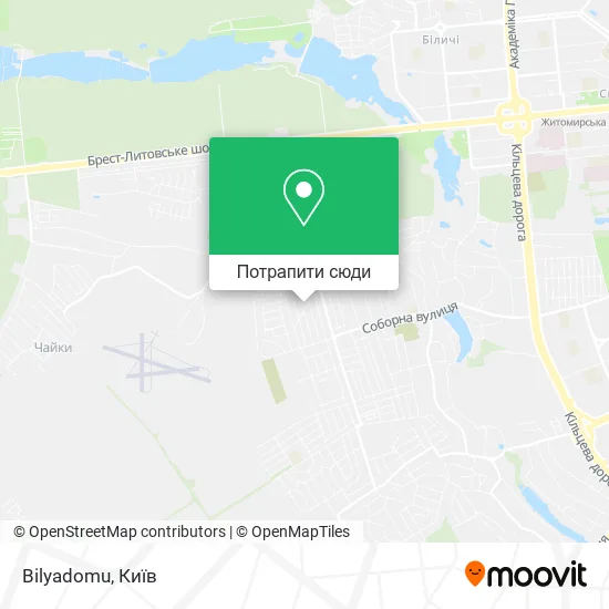 Карта Bilyadomu