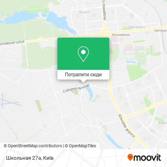 Карта Школьная 27а