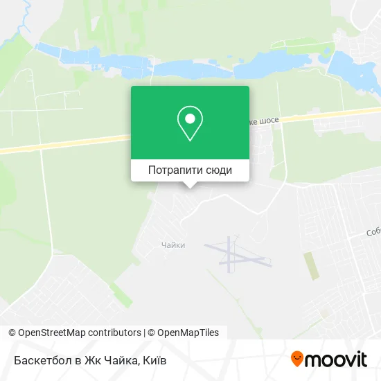 Карта Баскетбол в Жк Чайка